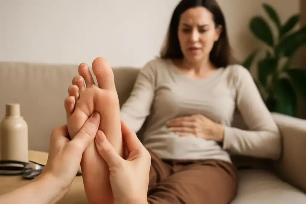 Riflessologia plantare e benessere psicofisico: come agisce davvero sui disturbi digestivi