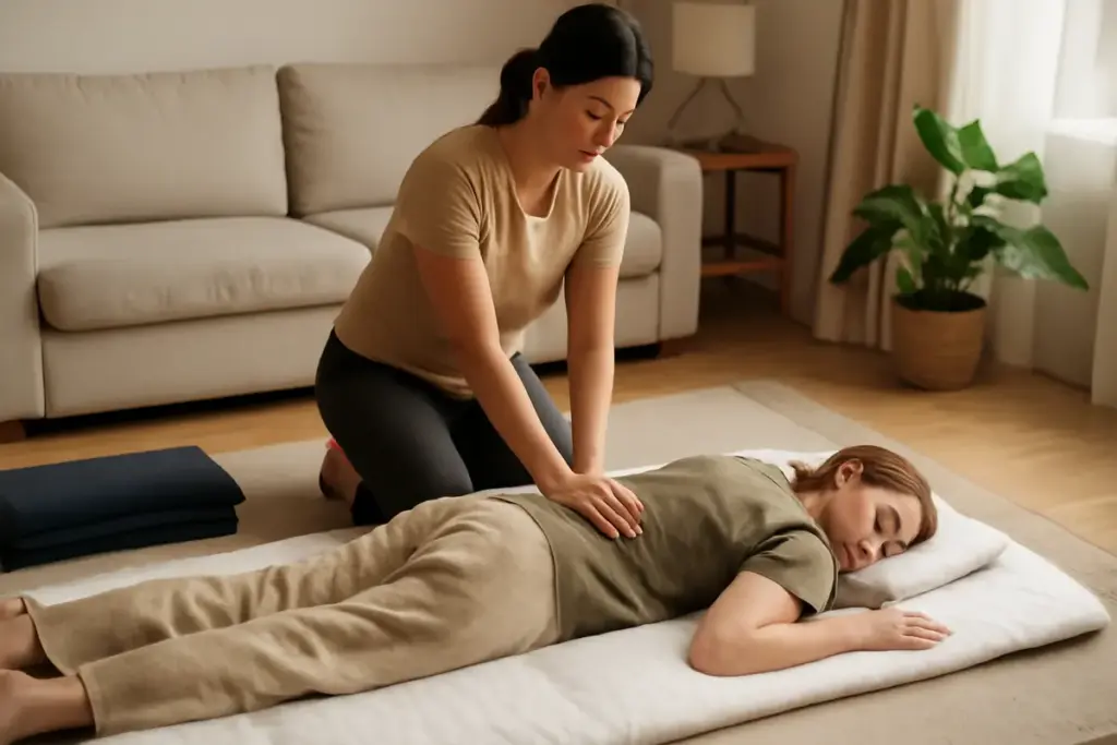 Shiatsu a domicilio: comodità reali e cosa valutare prima di scegliere questa opzione
